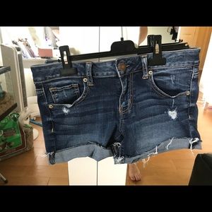 American eagle denim shorts size 10
